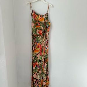 Farm Rio cut out midi dress- lightly worn - size M